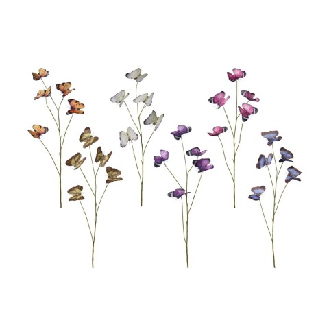 RAMO CON 5 FARFALLE H105 6COLORI ASS